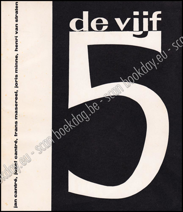 Picture of De Vijf, 5: Jan Cantré, Jozef Cantré, Frans Masereel, Joris Minne, Henri van Straten