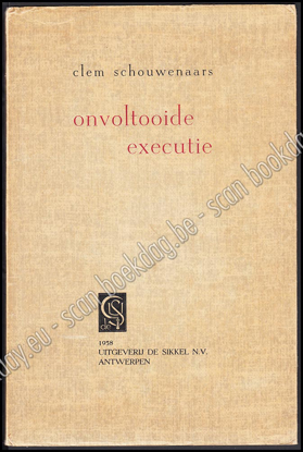 Picture of Onvoltooide executie. 1ste druk
