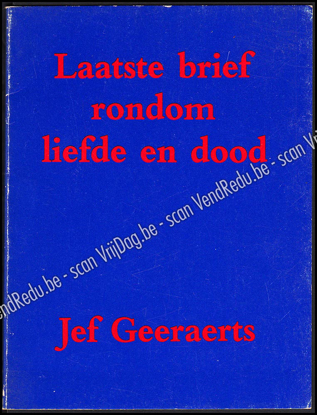 Picture of Laatste brief rondom liefde en dood. Gericht aan Eleonore Vigenon. Gesigneerd